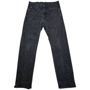 30x30 Levis 505 Jeans Regular Fit Straight Leg Stretch Denim Cotton Blend Skater
